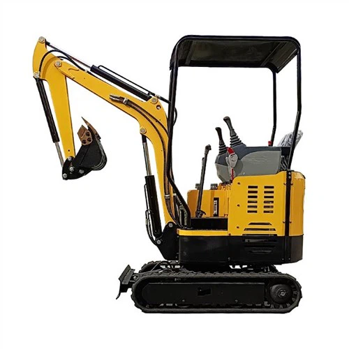 Bager na gumijastih gosenicah